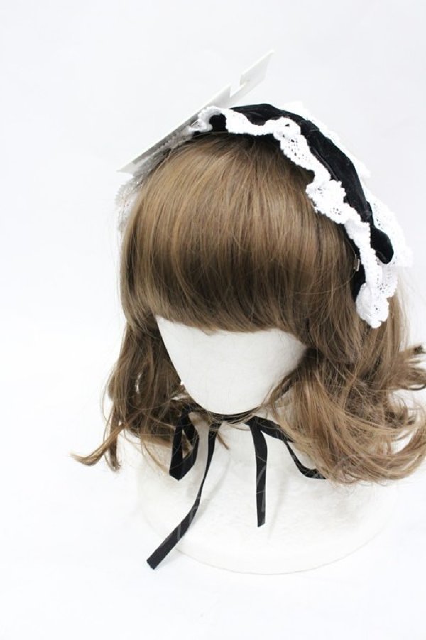 画像1: Eri Aino's collaboration / AE*ヘッドドレス  中黒 I-26-03-23-104-PU-AC-SA-ZI (1)