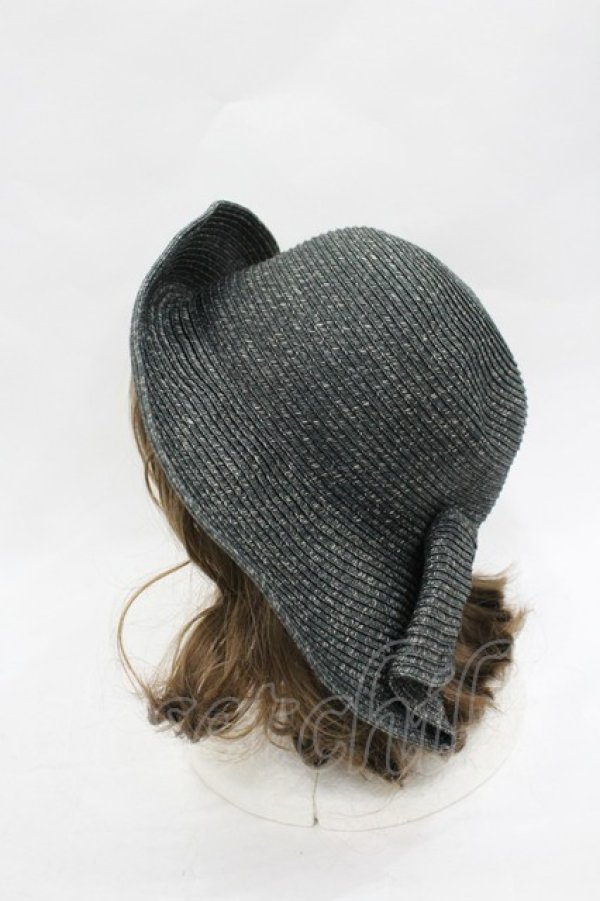 画像2: axes femme / カットリボンハット  グレー I-26-03-23-114-AX-TO-HR-ZI (2)