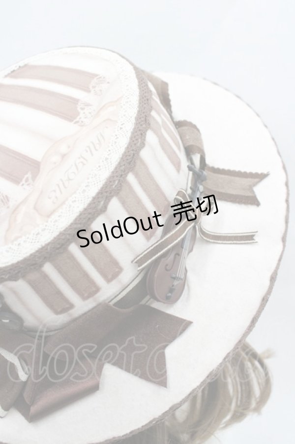 画像4: LOLITAその他(お買取対象外) / バイオリンモチーフハット  ピンクＸブラウン I-26-03-23-115-LO-AC-SA-ZI (4)