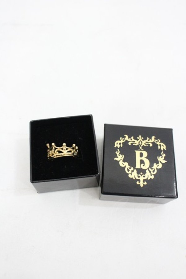 画像1: BABY,THE STARS SHINE BRIGHT / ミルククラウンリング  ゴールド I-26-03-23-119-BA-AC-SA-ZI (1)