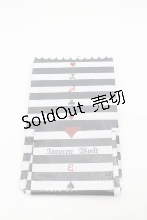 画像: Innocent World / 不思議の国のティーパーティーオーバーニー  黒Ｘ白 I-26-03-23-121-IW-ZA-SA-ZI