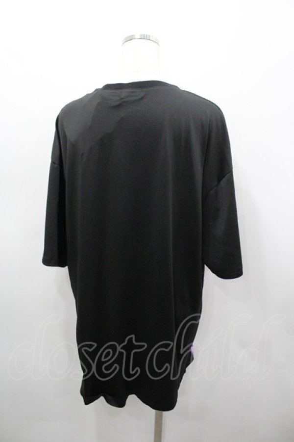 画像3: meltyglow / Melty BIG PRINT CUTSEW  ブラック I-26-03-23-021-PU-TS-SA-ZI (3)