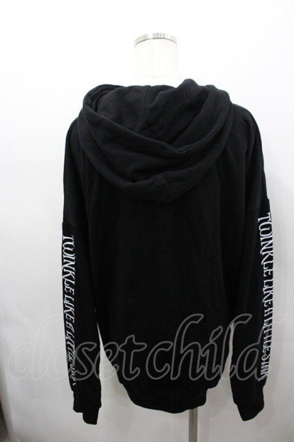 画像3: LISTEN FLAVOR / ムーンベアパーカー  黒Ｘ青 I-26-03-23-027-PU-TO-SA-ZI (3)