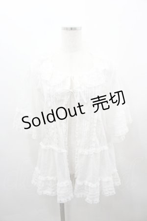 画像: PINK HOUSE / レース使いブラウス  白 I-26-03-23-029-LO-BL-SA-ZI