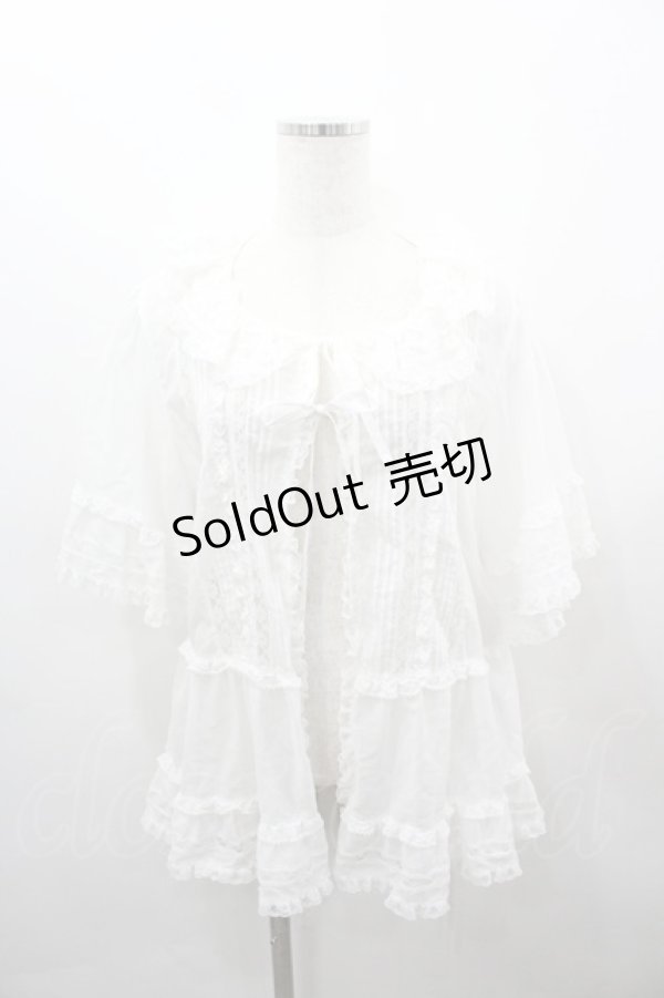 画像1: PINK HOUSE / レース使いブラウス  白 I-26-03-23-029-LO-BL-SA-ZI (1)