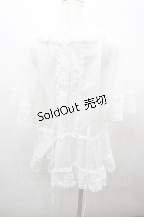 画像3: PINK HOUSE / レース使いブラウス  白 I-26-03-23-029-LO-BL-SA-ZI (3)