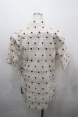 画像3: Q-pot. / チェリーポルカドットドレスシャツ  白ｘ赤 I-26-03-23-003-QP-BL-SA-ZI (3)