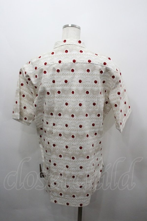 画像3: Q-pot. / チェリーポルカドットドレスシャツ  白ｘ赤 I-26-03-23-003-QP-BL-SA-ZI (3)