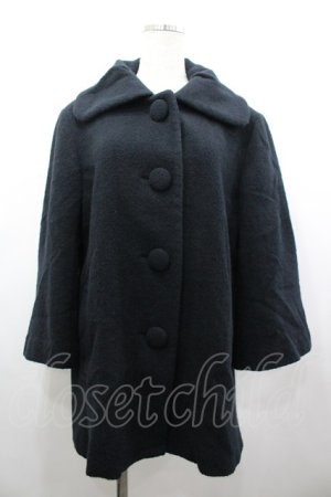 画像: INGEBORG / BIG丸襟コート  ネイビー I-26-03-25-036-LO-CO-SA-ZI