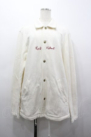 画像: Karl Helmut / KARLくん刺繍スウェットブルゾン 3(M) アイボリー I-26-03-25-037-EL-JA-SA-ZI