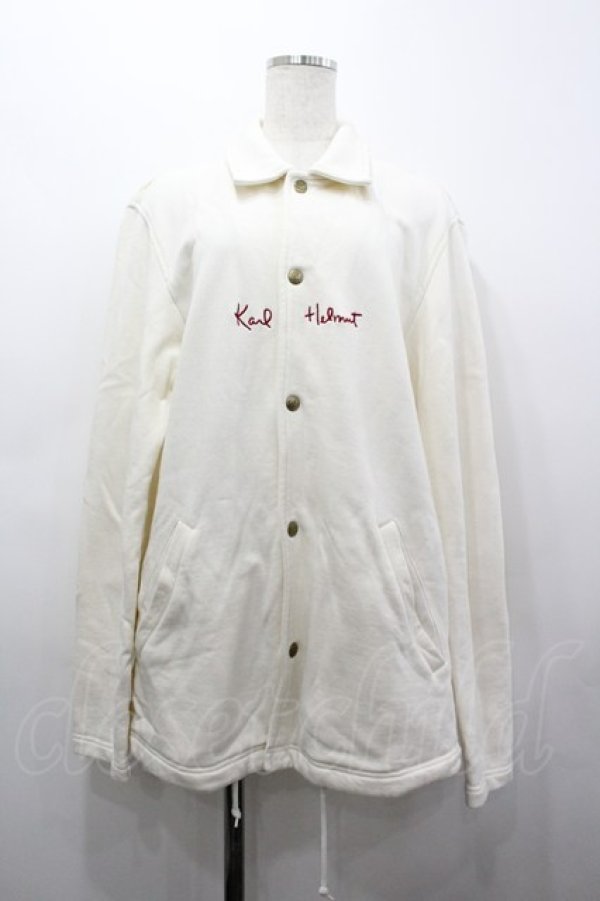 画像1: Karl Helmut / KARLくん刺繍スウェットブルゾン 3(M) アイボリー I-26-03-25-037-EL-JA-SA-ZI (1)