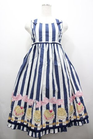 画像: Shirley Temple / ビスケットサンドノースリーブワンピース 160 ネイビー I-26-03-25-044-ET-OP-SA-ZI