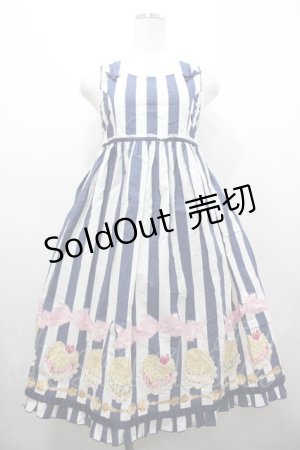 画像: Shirley Temple / ビスケットサンドノースリーブワンピース 160 ネイビー I-26-03-25-044-ET-OP-SA-ZI