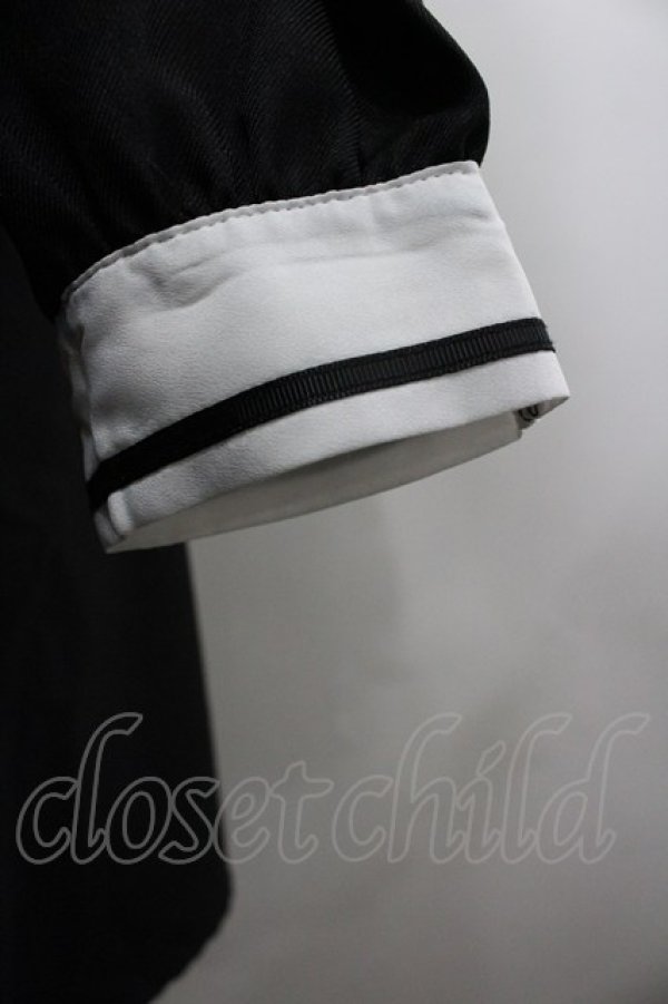 画像4: Amavel / セーラー襟ワンピース  黒Ｘ白 I-26-03-25-047-CA-OP-SA-ZI (4)