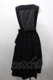 画像2: Jane Marple / Vintage Poplin Bicolorジャンパースカート M ブラック I-26-03-25-058-JM-OP-SA-ZI (2)