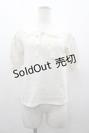 画像: m petit by misako / 丸襟プルオーバー S アイボリー I-26-03-25-007-0-TO-TE-ZI