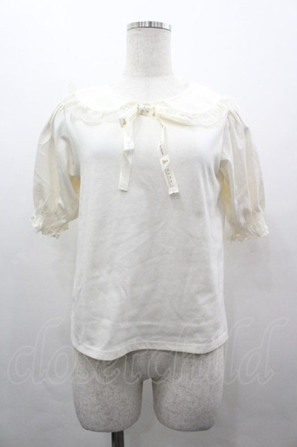 画像1: m petit by misako / 丸襟プルオーバー S アイボリー I-26-03-25-007-0-TO-TE-ZI (1)