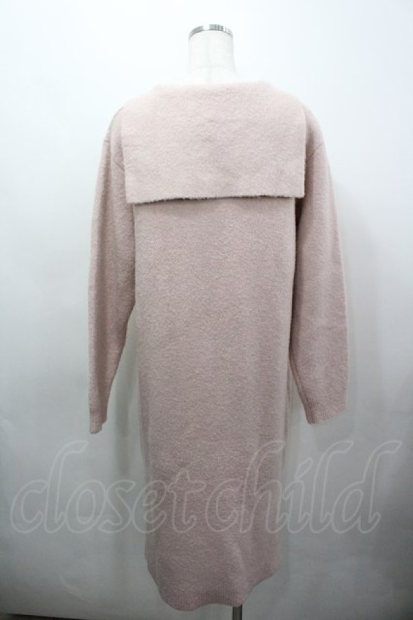 画像3: PINK HOUSE / セーラーカラーニットワンピース  ピンク I-26-03-25-066-LO-OP-SA-ZI (3)