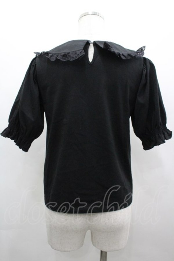 画像2: m petit by misako / 丸襟プルオーバー S 黒 I-26-03-25-008-0-TO-TE-ZI (2)