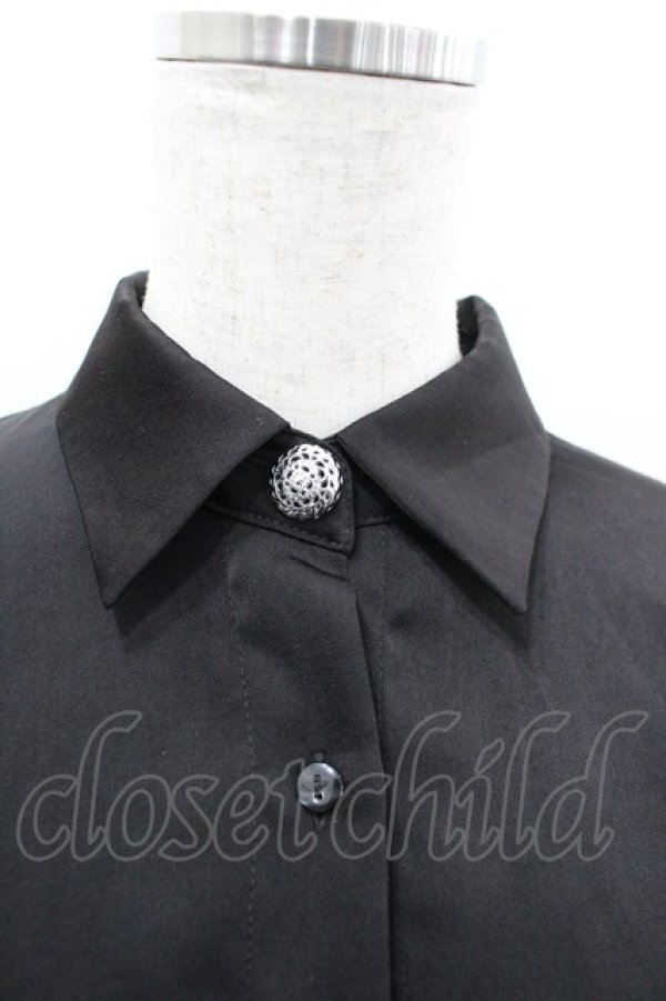 画像3: ililil / 着物袖風シャツ  黒 I-26-03-25-009-PU-BL-SA-ZI (3)