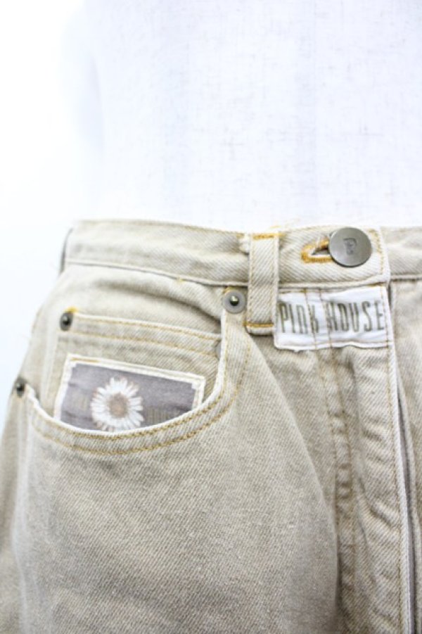 画像3: INGEBORG / マーガレットワッペンスカート  ベージュ I-26-03-25-089-LO-SK-SA-ZI (3)