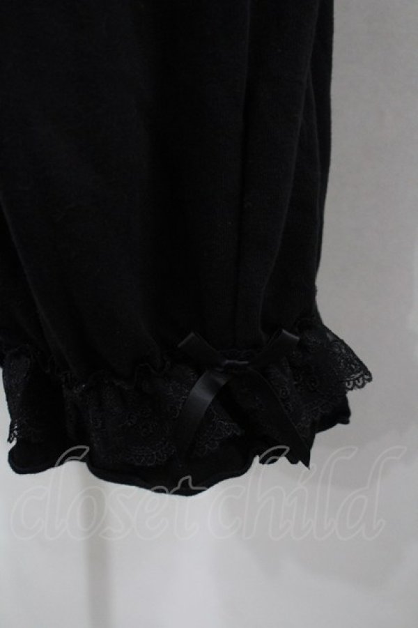画像2: LOLITAその他(お買取対象外) / レースリボンドロワーズ  黒 I-26-03-25-092-LO-PA-SA-ZI (2)