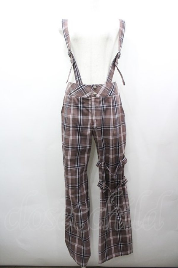 画像1: ALICE and the PIRATES / A/Pタータンチェック柄ロングパンツ  ブラウン I-26-03-25-093-PA-OP-SA-ZI (1)