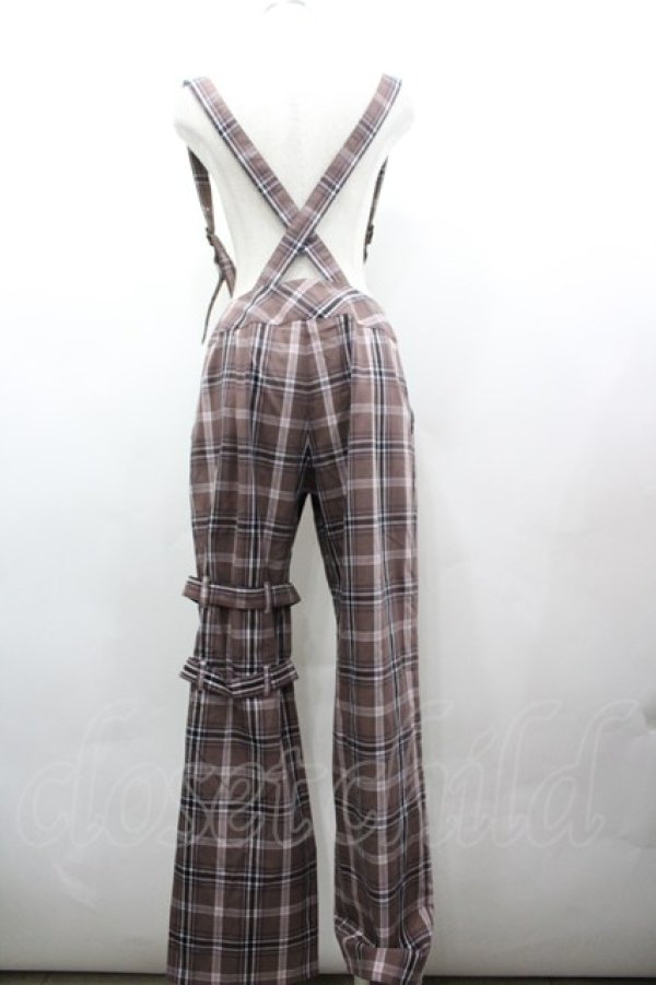 画像3: ALICE and the PIRATES / A/Pタータンチェック柄ロングパンツ  ブラウン I-26-03-25-093-PA-OP-SA-ZI (3)