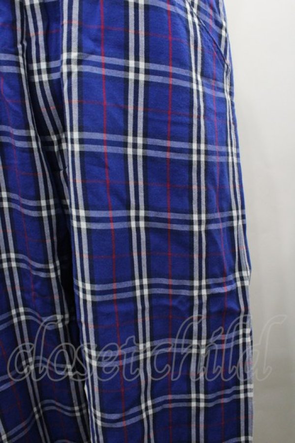 画像2: Candy Stripper / チェックパンツ  ブルー I-26-03-25-096-PU-PA-SA-ZI (2)