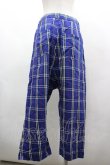 画像3: Candy Stripper / チェックパンツ  ブルー I-26-03-25-096-PU-PA-SA-ZI (3)