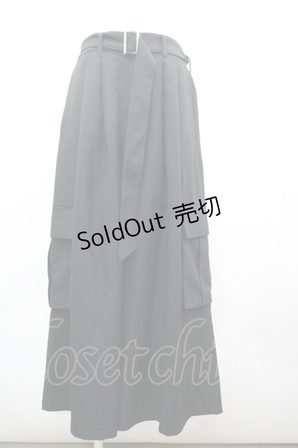 画像5: CIVARIZE / Wide cargo drape pants  黒 I-26-03-25-097-GO-PA-SA-ZI (5)