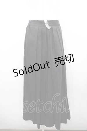 画像: ililil / プリーツ風パンツ  黒 I-26-03-25-099-PU-PA-SA-ZI