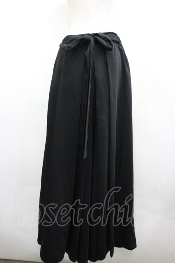 画像3: ililil / プリーツ風パンツ  黒 I-26-03-25-099-PU-PA-SA-ZI (3)