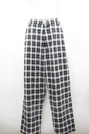 画像: Candy Stripper / CHECK BACK ZIPパンツ  ブラック I-26-03-25-100-PU-PA-SA-ZI