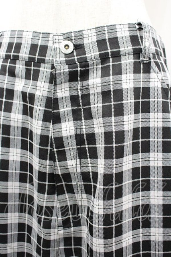 画像2: Candy Stripper / CHECK BACK ZIPパンツ  ブラック I-26-03-25-100-PU-PA-SA-ZI (2)