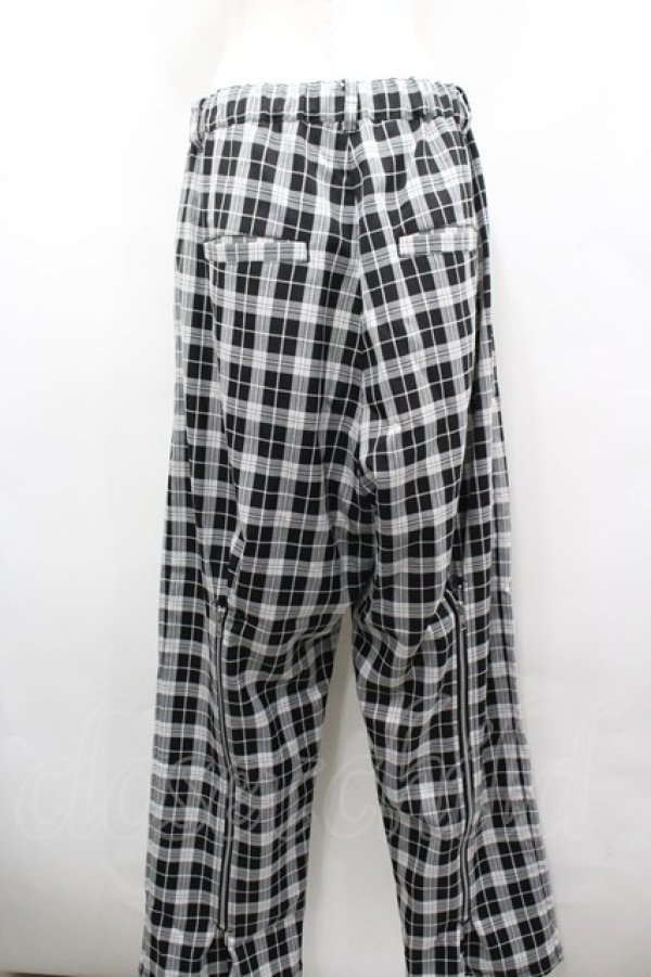 画像3: Candy Stripper / CHECK BACK ZIPパンツ  ブラック I-26-03-25-100-PU-PA-SA-ZI (3)