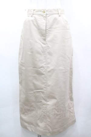 画像: INGEBORG / ロゴ刺繍ポケットロングスカート  ベージュ I-26-03-25-102-LO-SK-SA-ZI