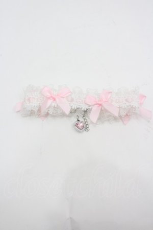 画像: LOLITAその他(お買取対象外) / リボンレースチョーカー  ピンク I-26-03-25-105-LO-AC-TE-ZI