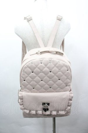 画像: NOEMIE / キルティングA4リュック  ピンク I-26-03-25-107-LO-BG-TE-ZI