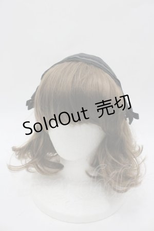 画像: m petit by misako / TT*AMヘッドドレス  黒 I-26-03-25-110-LO-AC-TE-ZI
