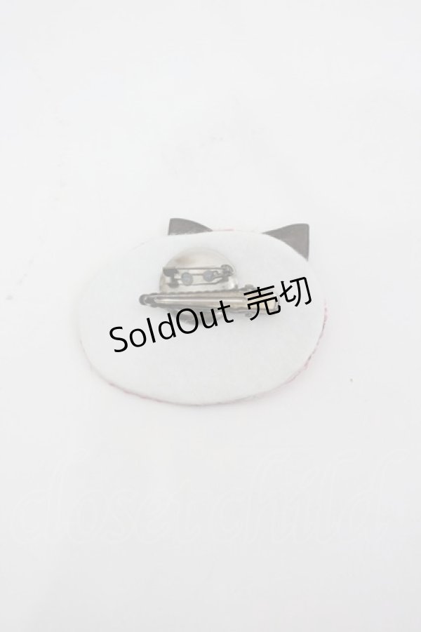 画像2: LOLITA / クッキー柄クリップ  ピンク×ブラウン I-26-03-25-117-LO-AC-TE-ZI (2)