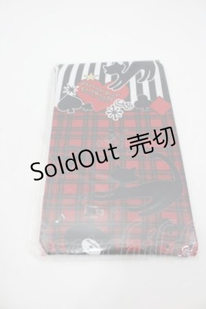 画像: Physical Drop / タータンキャット柄タイツ  赤×黒×白 I-26-03-25-120-LO-ZA-TE-ZI