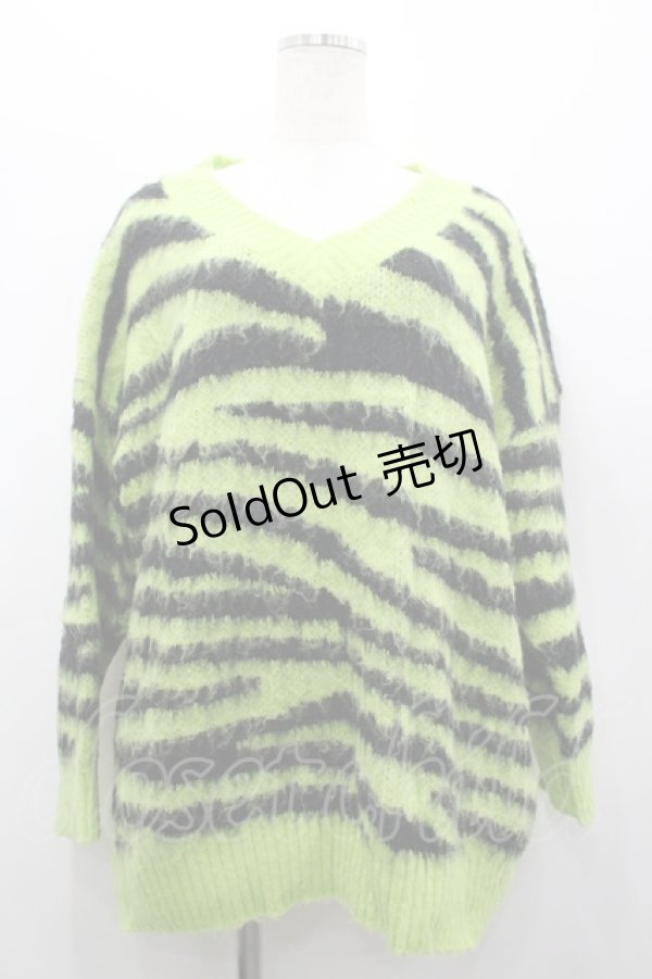 画像1: HELL CAT PUNKS / モヘアニット  グリーン I-26-03-25-015-PU-TO-SA-ZI (1)