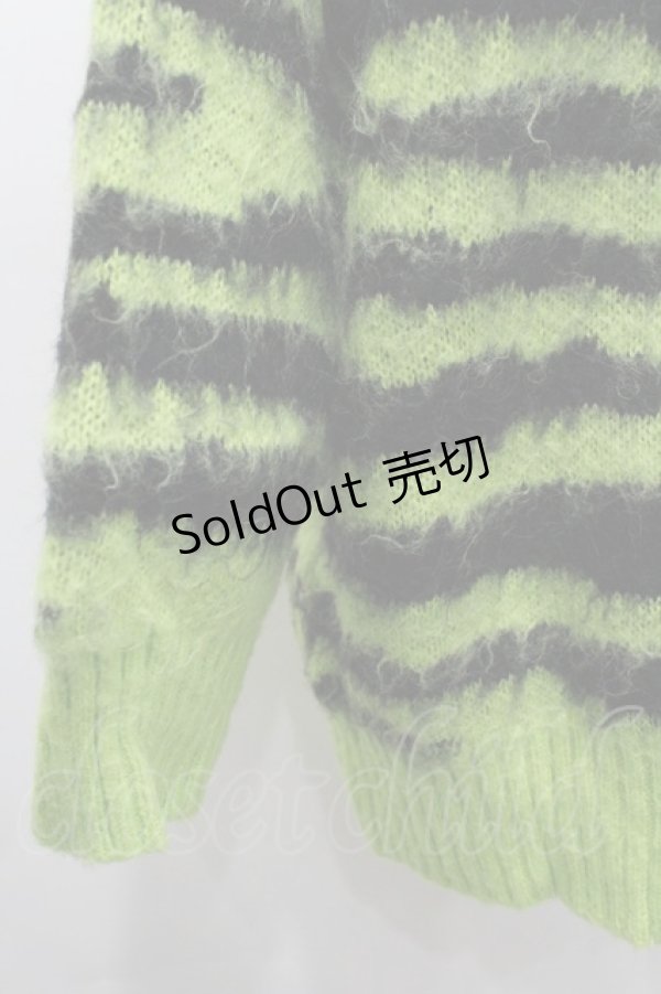 画像3: HELL CAT PUNKS / モヘアニット  グリーン I-26-03-25-015-PU-TO-SA-ZI (3)