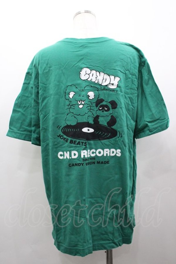 画像2: Candy Stripper / C.N.D RECORDS Tシャツ XL グリーン I-26-03-25-016-PU-TS-SA-ZI (2)