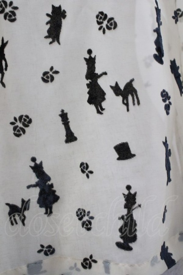 画像3: Jane Marple / Queen Aliceスモックブラウス M カスタード×ブラック×ブラック I-26-03-25-002-JM-BL-SA-ZI (3)