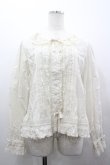 画像1: PINK HOUSE / ピンタックレース長袖ブラウス  生成り I-26-03-25-024-LO-BL-SA-ZI (1)