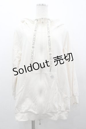 画像: INGEBORG / ミニ裏毛パーカー  アイボリー I-26-03-25-025-LO-TO-SA-ZI