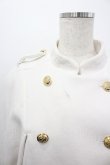 画像3: axes femme / ダブルボタンケープコート  白 I-26-03-25-030-AX-CO-SA-ZI (3)