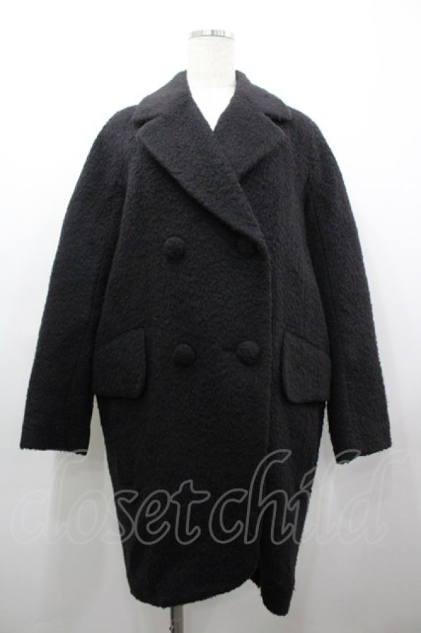 画像1: JESUS DIAMANTE / ダブルコート 38 黒 I-26-03-25-031-JE-CO-SA-ZI (1)